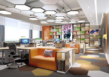 搜狐焦点时尚办公室装修设计