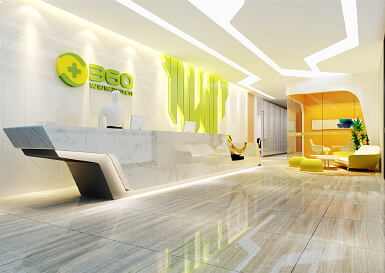 奇虎360简约办公空间设计