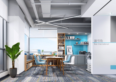 瀚阳轨道新办公室装修效果