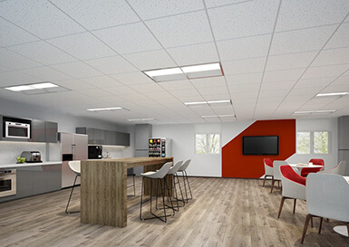 保点服装办公室装修设计