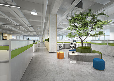 拓邦深圳办公室装修设计工程 一期