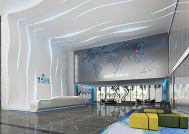 海洋卫浴展厅装修风格