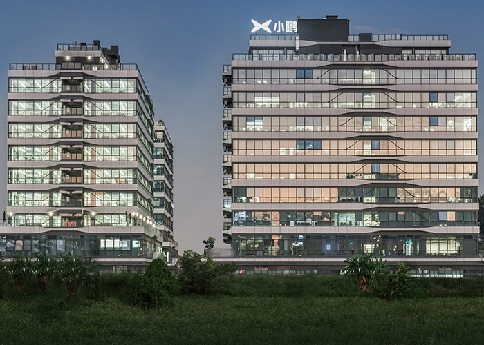 小鹏汽车碧桂园ECO办公楼装修完工实景