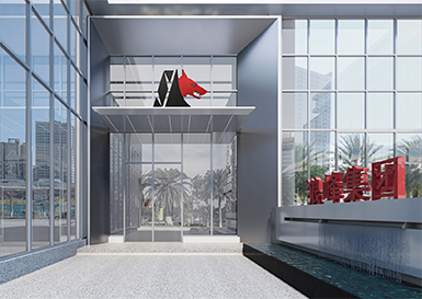 狼峰集团总部办公楼装修